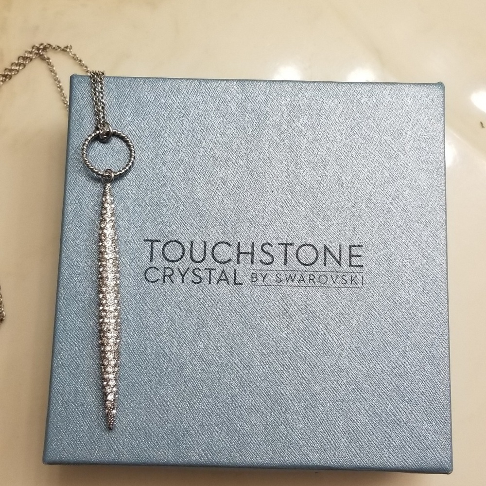 TOUCHSTONE CRYSTAL BY SWAROVSKI PAVE NECKLACE
